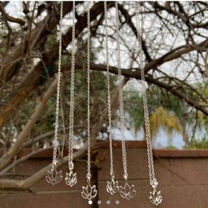 Lotus flower necklace